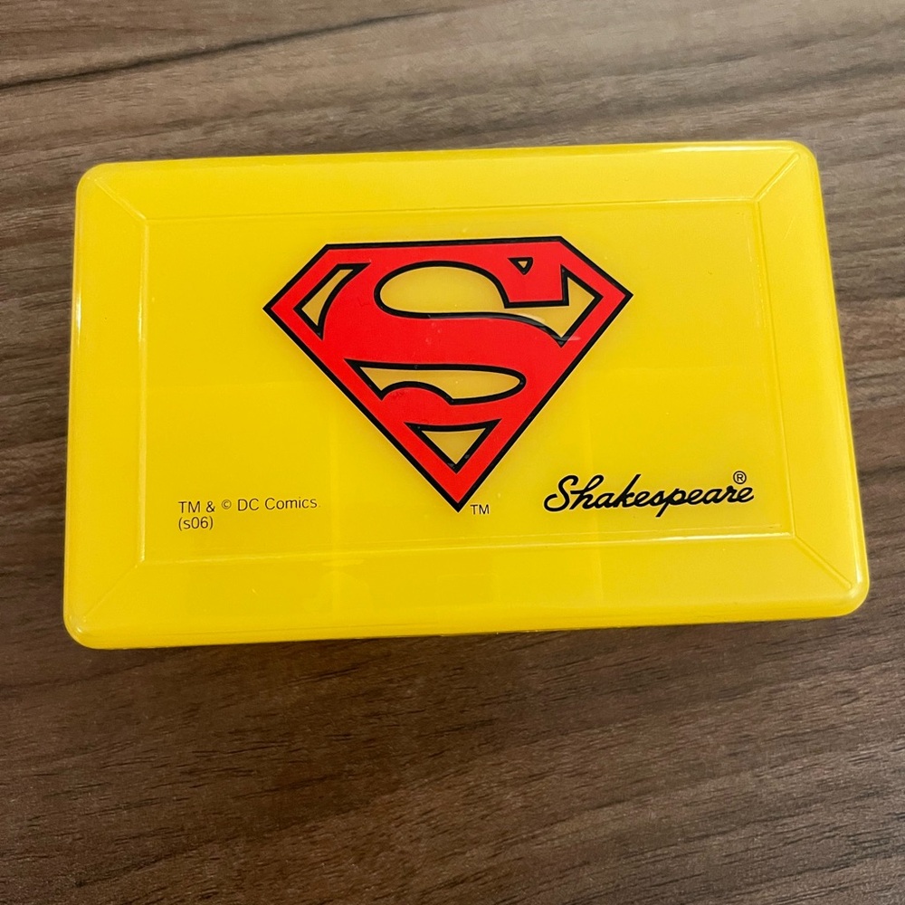 DC Comics Yellow Vintage Superman Mini Storage Box